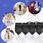 4 Pieces Zipper Ties for Men Adjustable Men's Pretied Neckties Zip on Tie for Men Zipper Skinny Necktie Clip on Slim Tie - Image 8